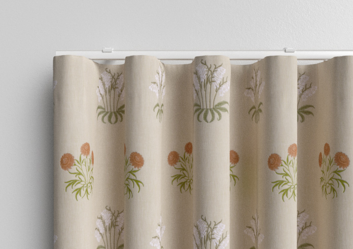 William Morris At Home Lily Flower Embroidery, Nettle - Made to Measure Curtains - Image 13